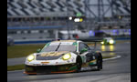 Porsche 911 RSR and 911 GT3 R at 2017 IMSA Daytona 24 Hours 